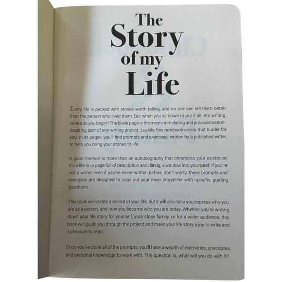 The Story of My Life Daily Adventure Journal Storytelling Prompts Piccadilly - Picture 5 of 8